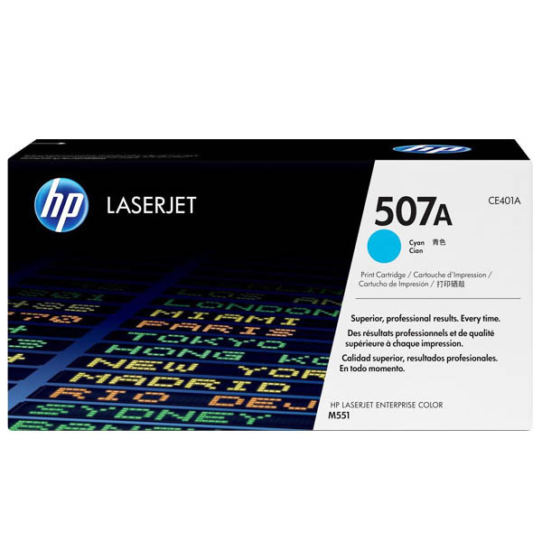 Картридж HP 507A cyan CE401A для принтера LJ Enterprise 500 color Printer M551n, M570dn, M570dw, M575c, M575f, M575dn, M551dn,
