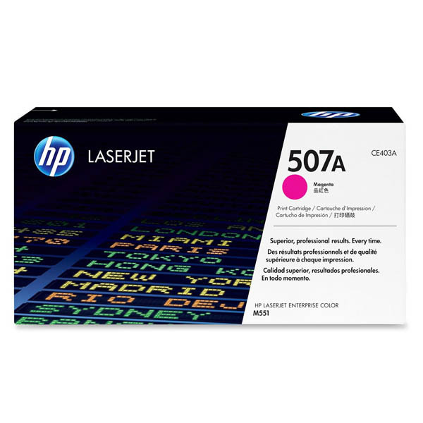 Картридж HP 507A magenta CE403A для принтера LJ Enterprise 500 color Printer M551n, M570dn, M570dw, M575c, M575f, M575dn, M551dn,