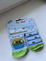 Шкарпетки бавовняні дитячі демісезонні з малюнком "Кактуси", фото 3