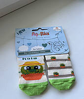 Шкарпетки бавовняні дитячі демісезонні з малюнком "Кактуси", фото 4