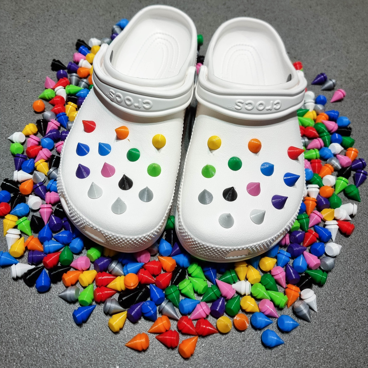 Джибітси на крокси Jibbitz Шипи