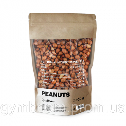 Купить Арахис необжаренный - GymBeam 25 x 1000 g (8588007130507-25 ...