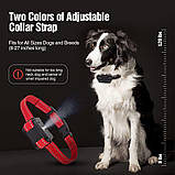 Нашийники для собак проти гавкоту Queenmew, нашийники з розпиленням Auto Citronella для собак, нашийник з кори з двома ременями, а, фото 2