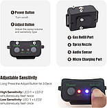 Нашийники для собак проти гавкоту Queenmew, нашийники з розпиленням Auto Citronella для собак, нашийник з кори з двома ременями, а, фото 4