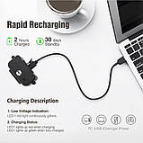 Нашийники для собак проти гавкоту Queenmew, нашийники з розпиленням Auto Citronella для собак, нашийник з кори з двома ременями, а, фото 5