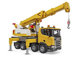 Іграшка Bruder Автокран SCANIA  560R Liebherr з модулем світло+звук 1:16 (03571)
