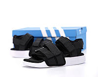 Сандалии Adidas Adilette Black White (Адидас черного цвета на лето)36-39,44,