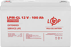 Акумуляторна батарея LogicPower 12 V 100 AH (LPM-GL 12 — 100 AH) GEL