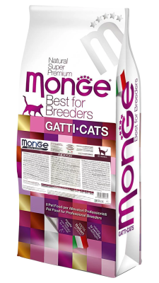 Сухий корм для домашніх малоактивних котів Monge (Монж) Cat Indoor з куркою 10 кг, фото 1