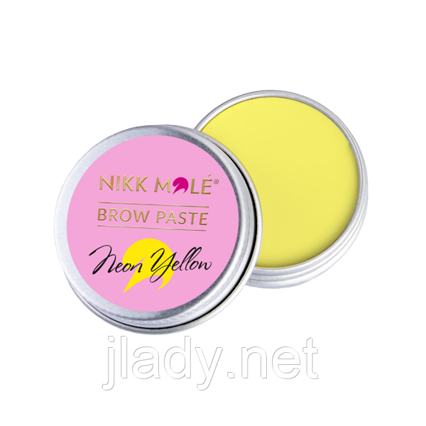 Brow paste Neon Yellow для моделювання брів Nikk Mole, 15 г