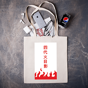 Шоппер,сумка з принтом аніме на подарунок "NARUTO SHIPPUDEN"