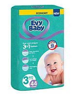 Підгузки для дітей Evy Baby midi (5-9 кг) 44 шт