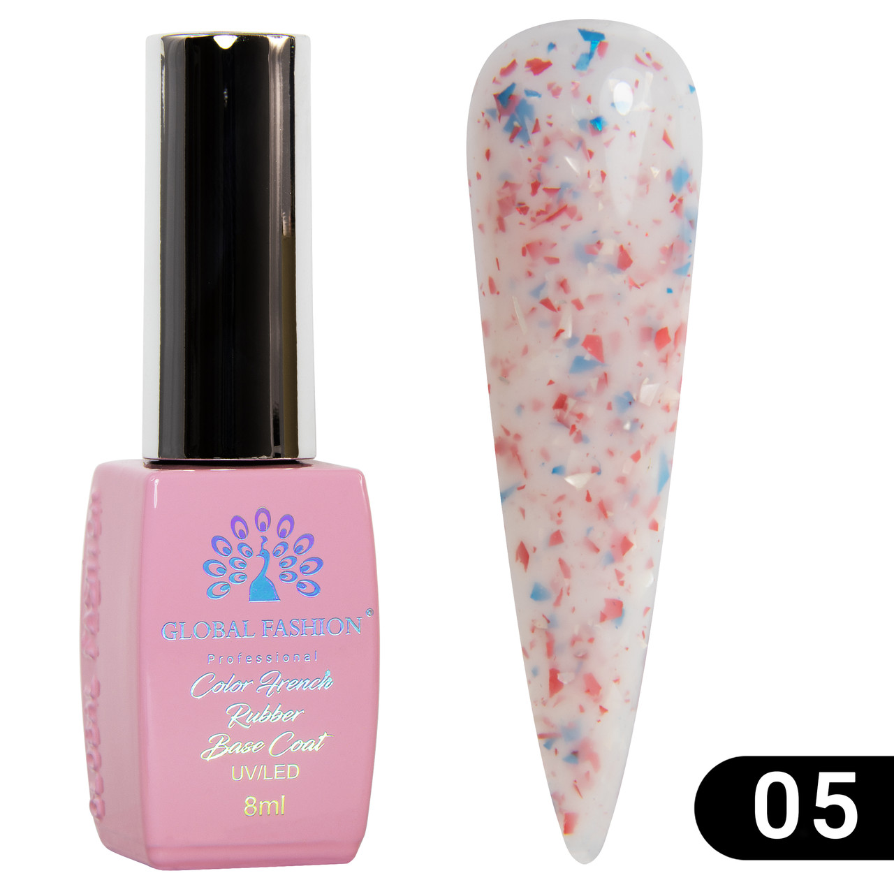 Каучукова база Marble от Global Fashion 8 мл, №5