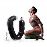 Вібростимулятор простати, Масажер простати з віброкулею, Вібратор анальний з вібрацією, Інтимні подарунки, фото 10