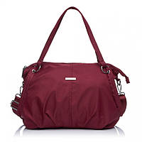 Жіноча сумка-мішок поліестер бордовий Арт.7086 red Latit (54)