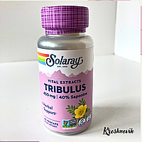 Solaray, екстракт плодів трибулуса (якірців сланких), 450 мг, 60 капсул