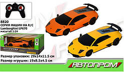 Машина акум. р/к MZ арт. CL2401 (24шт)  Lamborghini Murcielago SV 1:24, 2 кольор., короб.20*9*7см