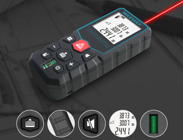 Лазерний далекомір Mileseey X5 40 метрів