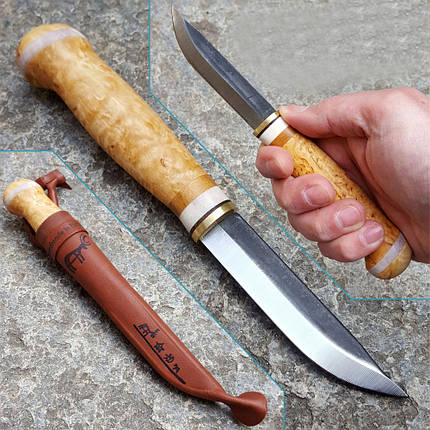 Ніж туристичний LAPPI Puukko 85, 80CrV2, арт. 14170 (Фінляндія), фото 1