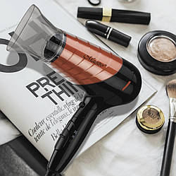 Фен для волосся компактний дорожній Maestro 1800 Вт MR-211-BLACK Потужний стильний компактний фен, Мініфен