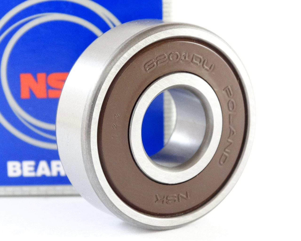 Підшипник 6201 DDU NSK (по ISO - 6201 2RS)
