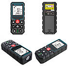 Лазерний далекомір Mileseey X5 40 метрів. Лазерна електронна рулетка на батарейках, фото 5