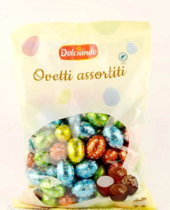 Яйце шоколадне Dolciando Ovetti assortiti 850 g