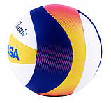 М'яч для пляжного волейболу Mikasa Beach Classic BV551C (розмір 5), фото 4