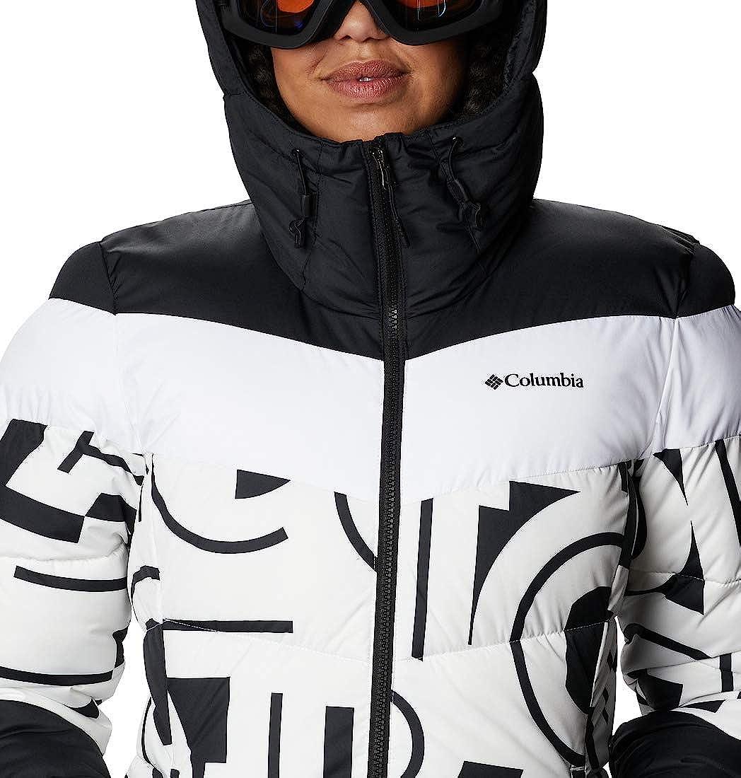 White Typo Print/Black X-Large Женская утепленная куртка Columbia Abbott Peak - фото 4 - id-p1909763998