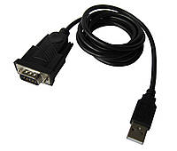 Адаптер Dynamode USB 2.0 A Male - 1*RS-232 (COM) кабель 1,5м, чипсет FTDI FT232RL, черный