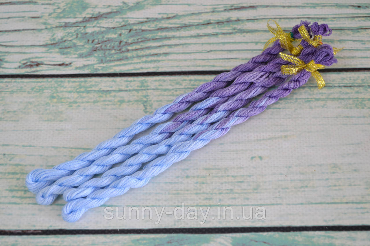 Муліне ручного фарбування №2-17 основа - муліне DMC, фото 1