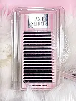 LASH SECRET изгиб С 0,07 длина 8мм черные ресницы