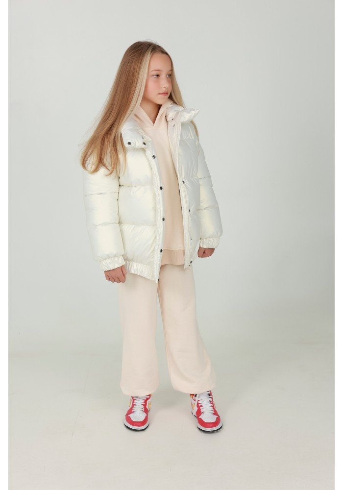 Демисезонная детская куртка Glamour kids Перламутр - фото 1 - id-p1909844389