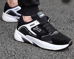 Чоловічі кросівки Puma Black-White Edition р43