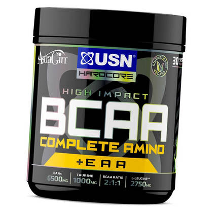 Незамінні амінокислоти USN BCAA Complete Amino + EAA 400г, фото 1
