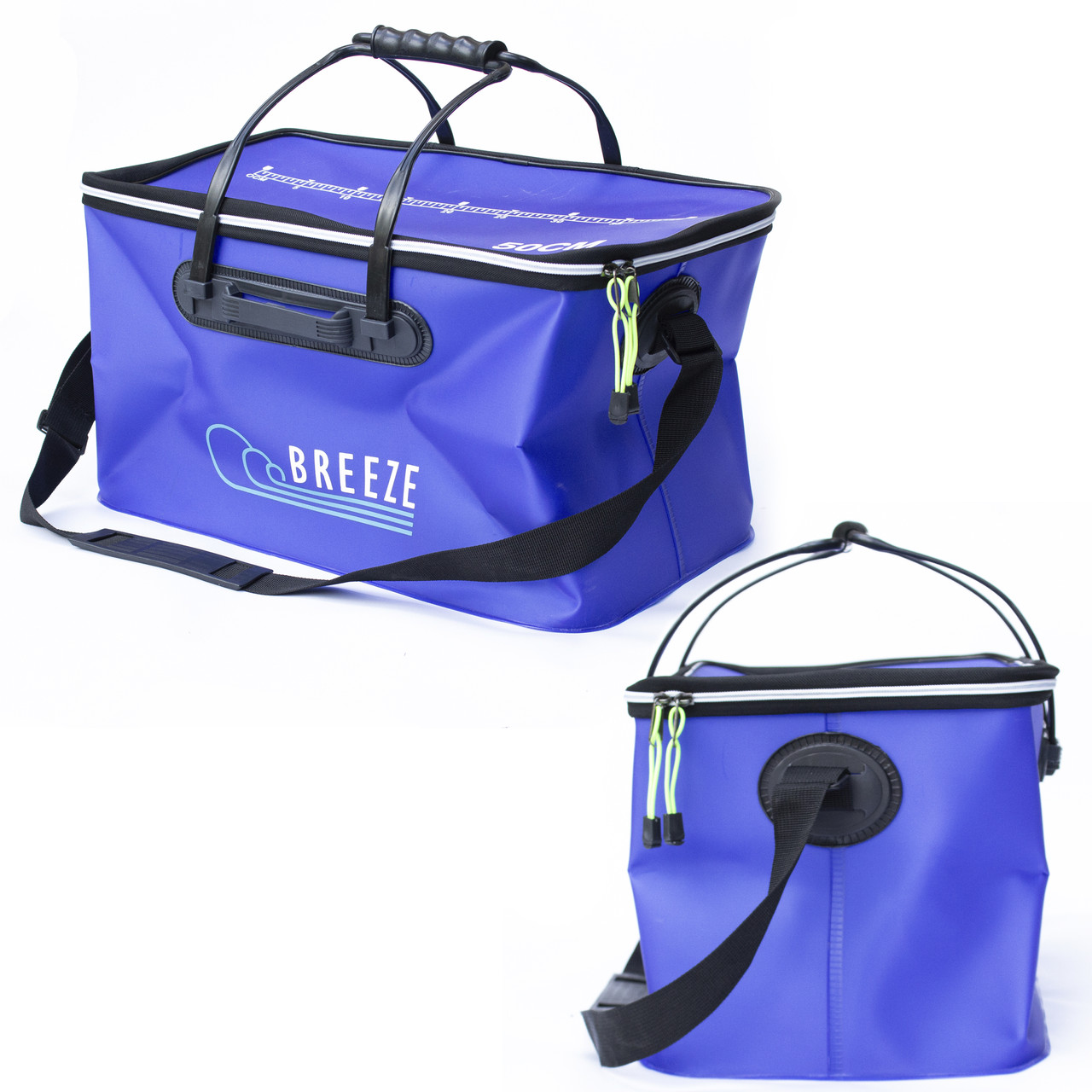 Сумка для риболовлі Breeze 36л, синя, 45x28x25см водонепроникна, фото 1