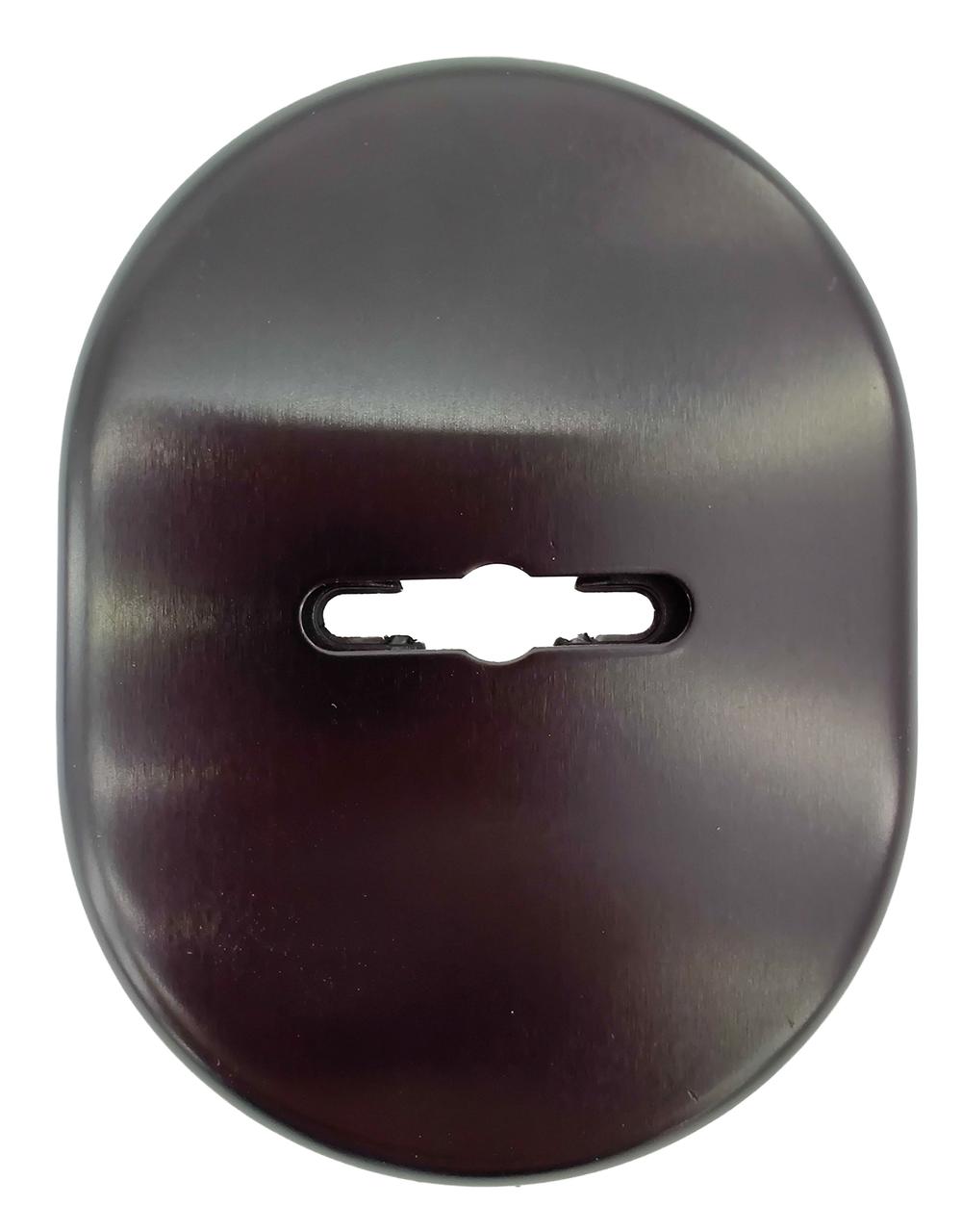 Накладка під сувальдний ключ DiSec KT037 MATRIX OVAL без шторки чорний (Італія)