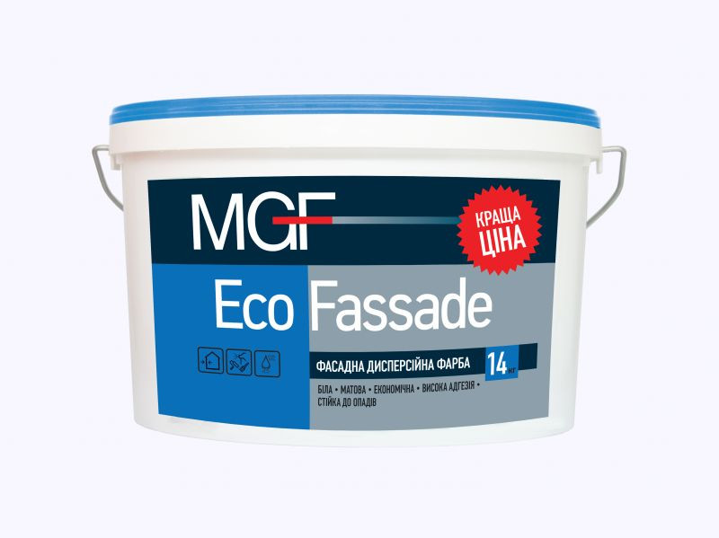 Фарба фасадна MGF Eco Fassade 14кг