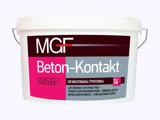Ґрунтовка Beton-Kontakt MGF 14 кг бетон контакт