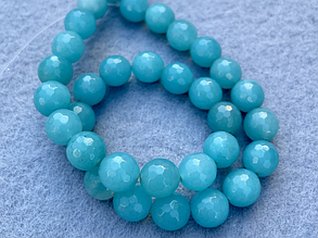 Аквамарин натуральний, 10мм гранований