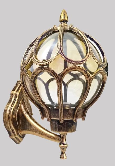 Ліхтар вуличний настінний 714-b/m Золото 35х20х25 см