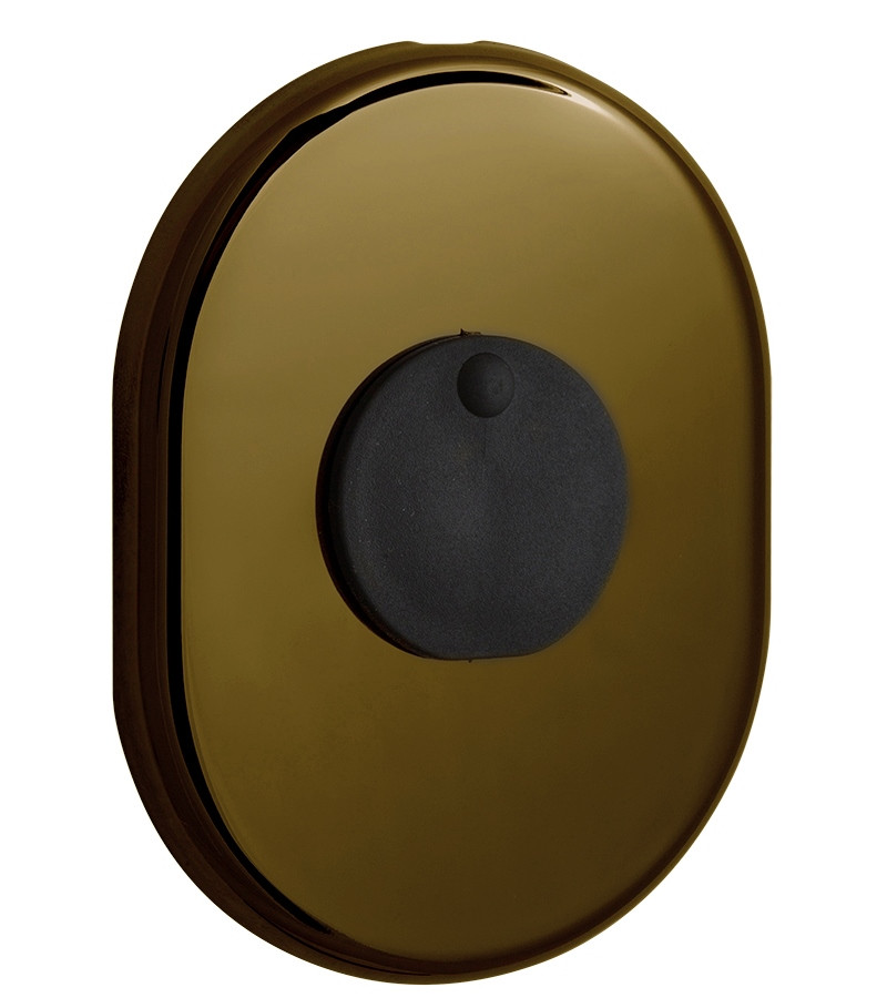 Накладка DiSec KT2140 OMEGA OVAL зі шторкою бронза PVD (Італія)