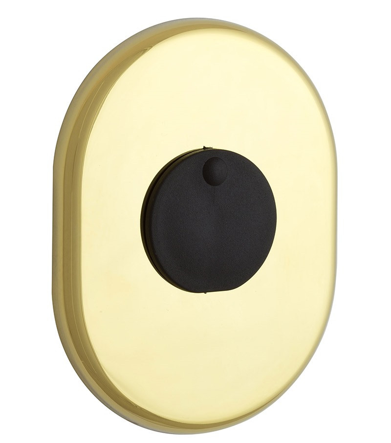 Накладка DiSec KT2140 OMEGA OVAL зі шторкою латунь pvd (Італія)