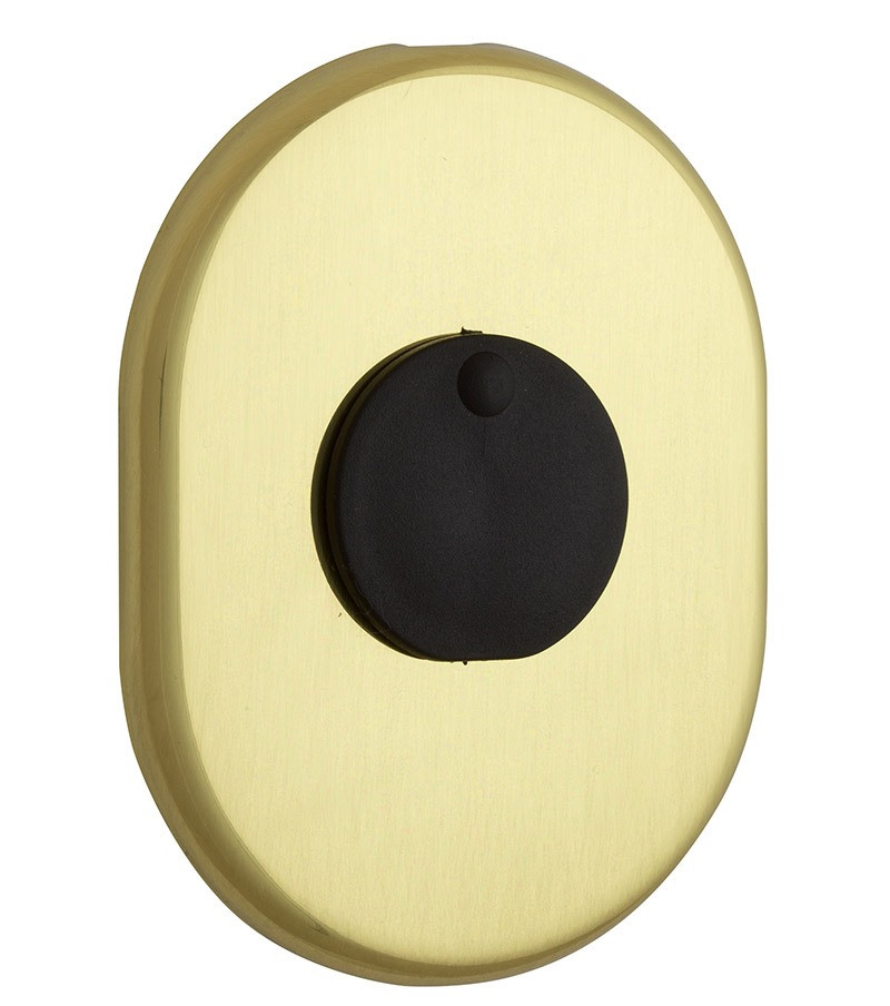 Накладка DiSec KT2140 OMEGA OVAL зі шторкою латунь полірована (Італія)
