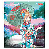 Набір шкаільних зошитів 20шт 1Вересня Sakura girls 24 аркушів клітинка 766623, фото 3