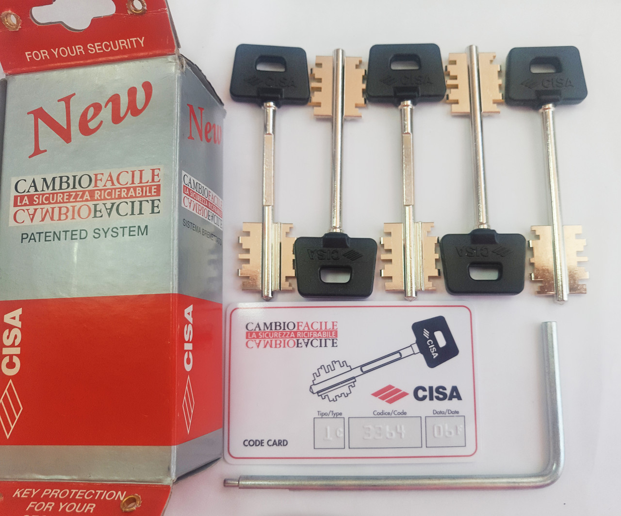 Ключі для перекодування Cisa 06520.51 (Італія)
