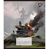 Набір шкаільних зошитів 15шт  Yes My Ukraine 36 аркушів клітинка 766684, фото 5