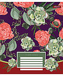 Набір шкільних зошитів 15шт А5/36 кл. 1В Floral series 766402, фото 6