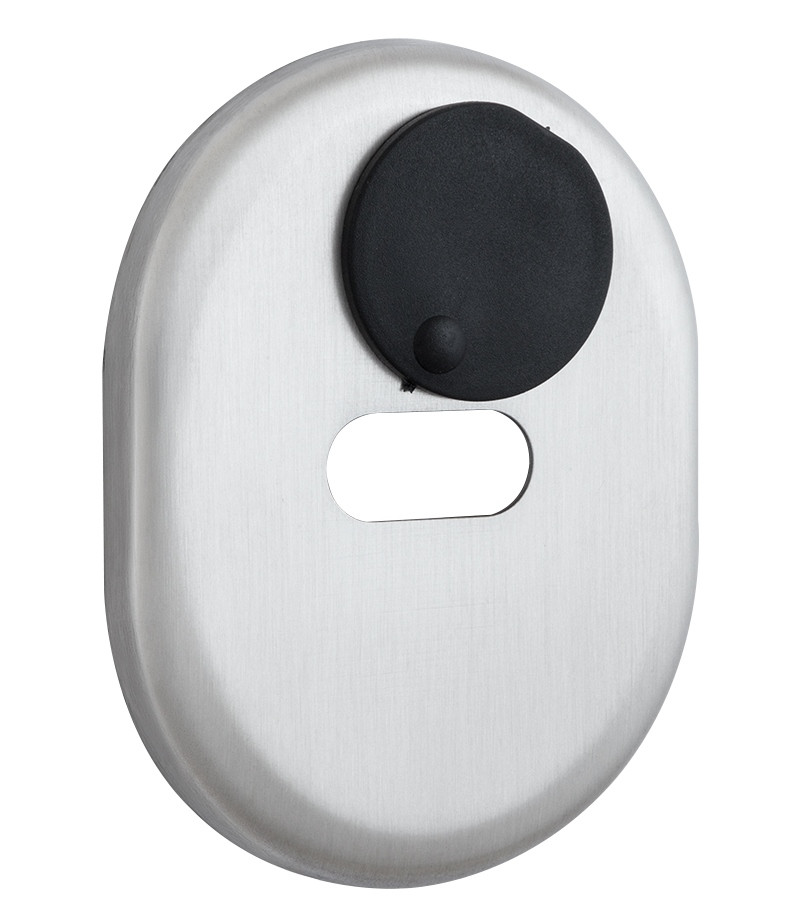 Накладка DiSec KT3856 LEVER KEY зі шторкою нержавіюча сталь матова (Італія)