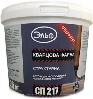 ФАРБА Структурна кварцова 25 кг тм Ельф